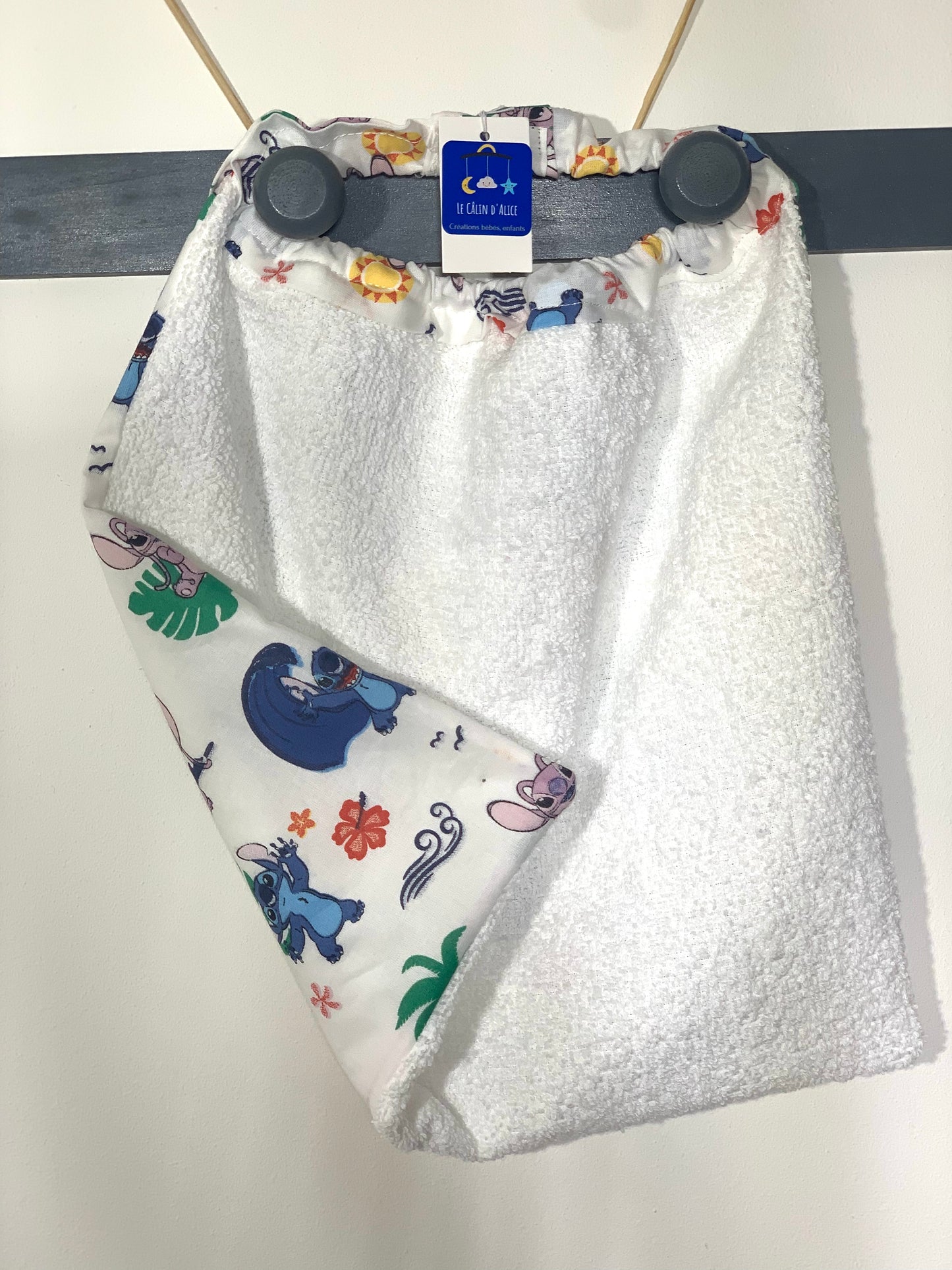 Bavoir élastique stitch - bavoir cantine