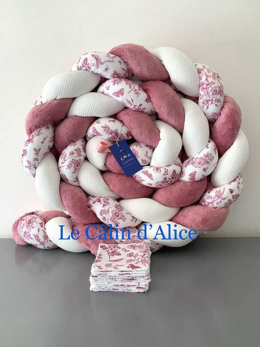 Ensemble tresse de lit +10 lingettes