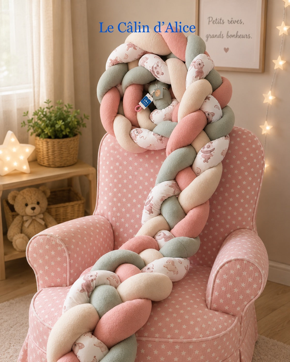 Tresse de lit 4 brins