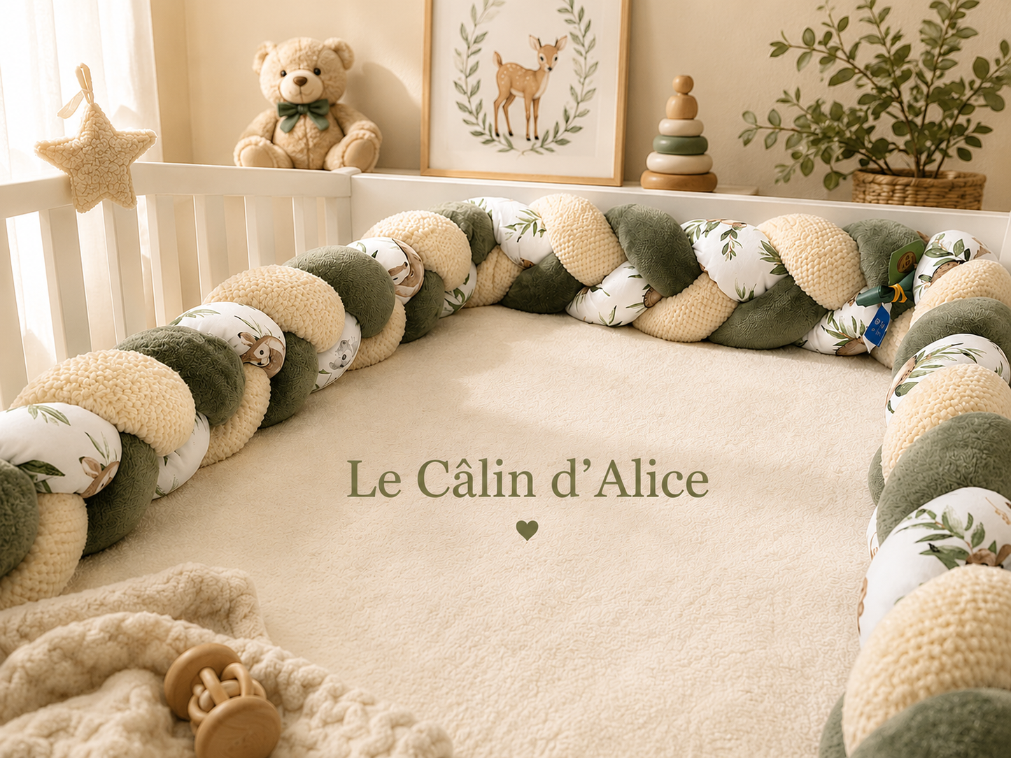 Tresse de lit 3 brins