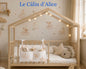 Range Doudou Bébé Motif Animaux qui Dors – Organisateur de Lit Fait Main | Cadeau Naissance