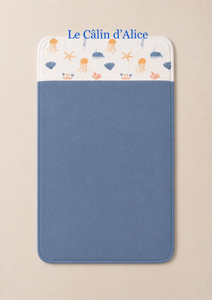 Ensemble tresse de lit + couverture assortie