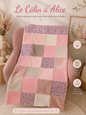 Couverture patchwork rose liberty