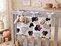 Range Doudou Bébé motif Minnie – Organisateur de Lit Fait Main | Cadeau Naissance