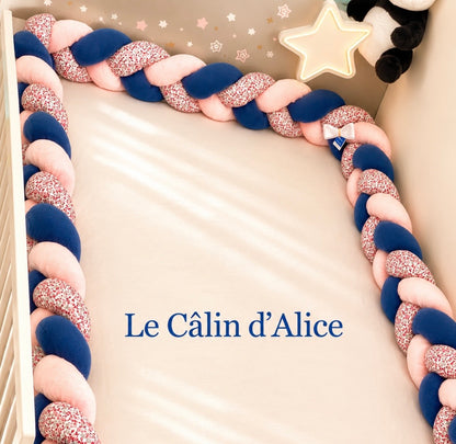 Tresse de lit 3 brins motif liberty