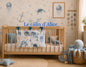 Range Doudou Bébé Motif Animaux de la Mer – Organisateur de Lit Fait Main | Cadeau Naissance