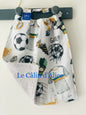 Bavoir élastique motif foot - Bavoir cantine