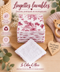 Lot de 10 lingettes lavables bébé motif fleur et papillon