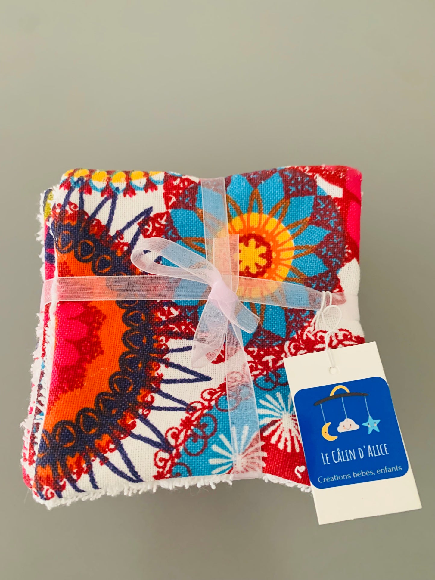 Lot de 10 lingettes lavables