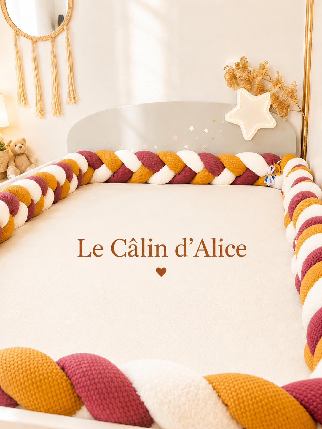 Tresse de lit 3 brins