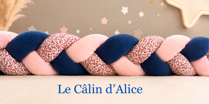 Tresse de lit 3 brins motif liberty
