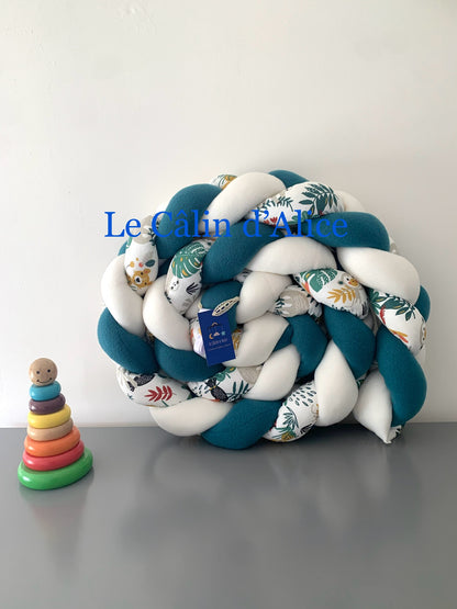 Tresse de lit 3 brins 3m motif jungle