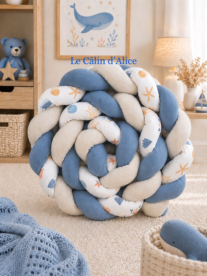 Ensemble tresse de lit + couverture assortie