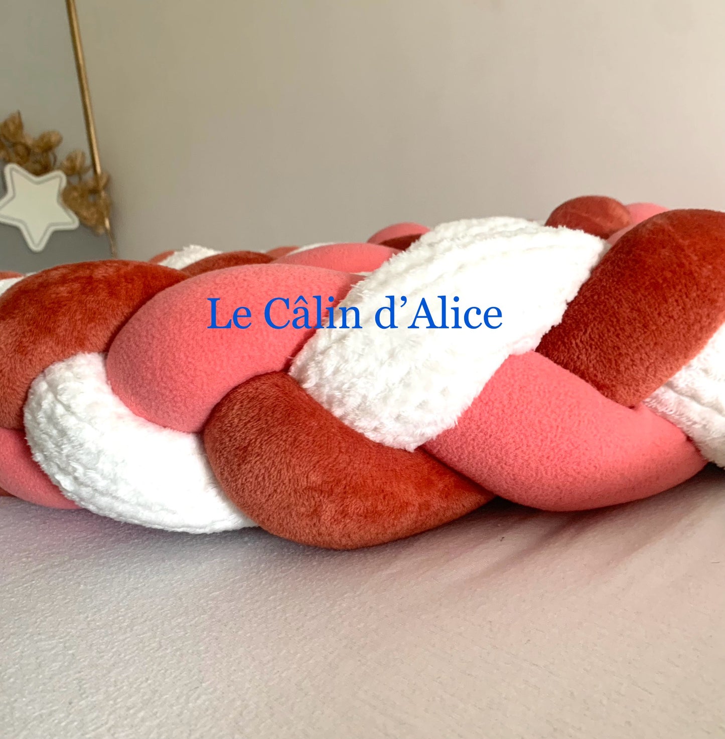 Ensemble tresse de lit 6m40 + range doudou