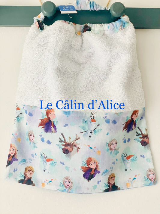 Bavoir élastique Reine des Neiges - bavoir cantine