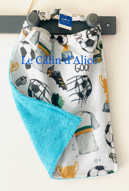 Bavoir élastique motif Foot - bavoir cantine